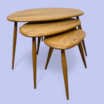 Load image into Gallery viewer, Ercol Pebble Tables Nest Coffee Tables
