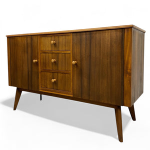 walnut and sycamore sideboard