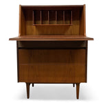 Load image into Gallery viewer, teak bureau desk 
