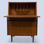Load image into Gallery viewer, Midcentury Desk Bureau Teak Elliots of Newbury Danish Style
