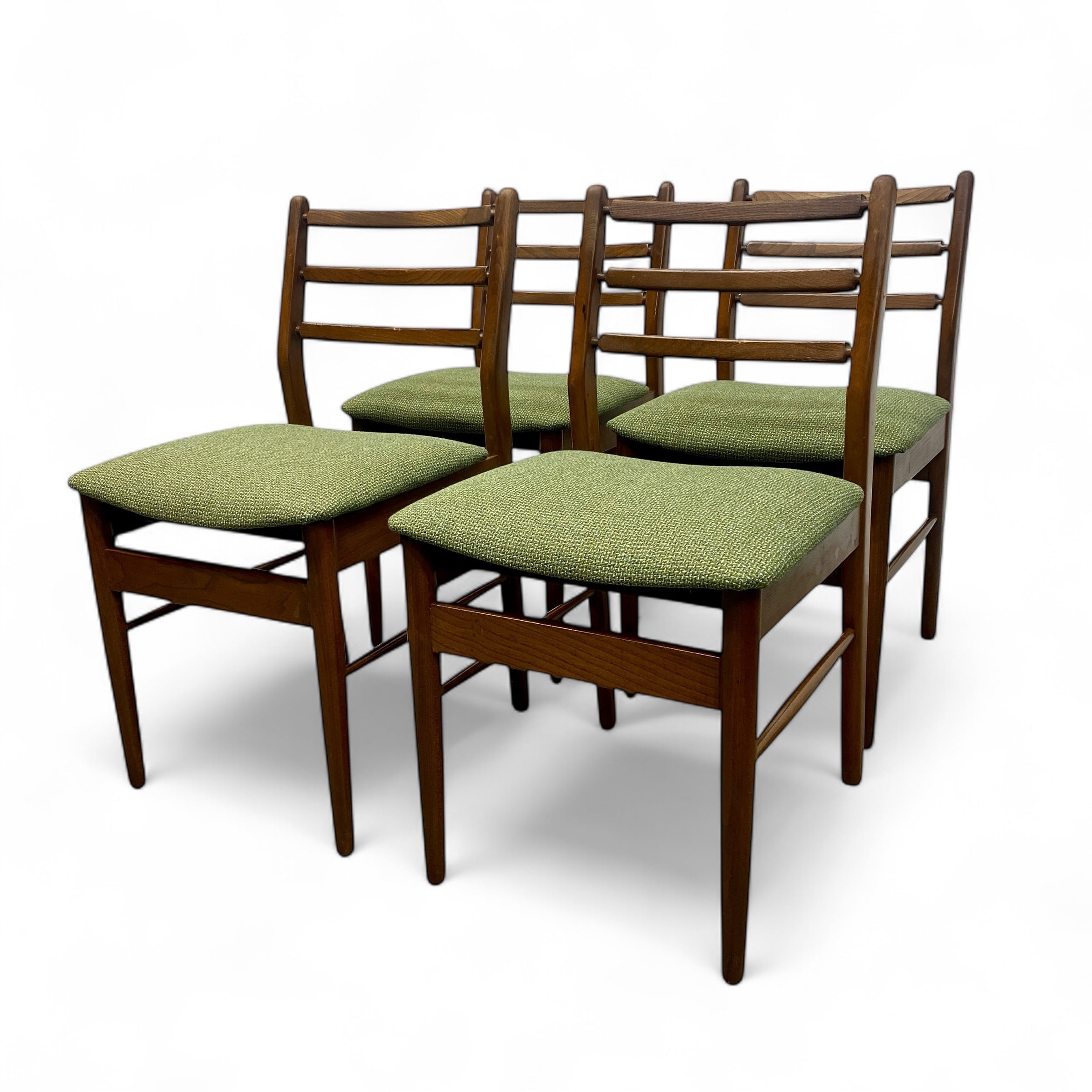 Four Midcentury Dining Chairs by Scandart