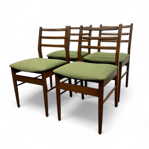 Four Midcentury Dining Chairs by Scandart
