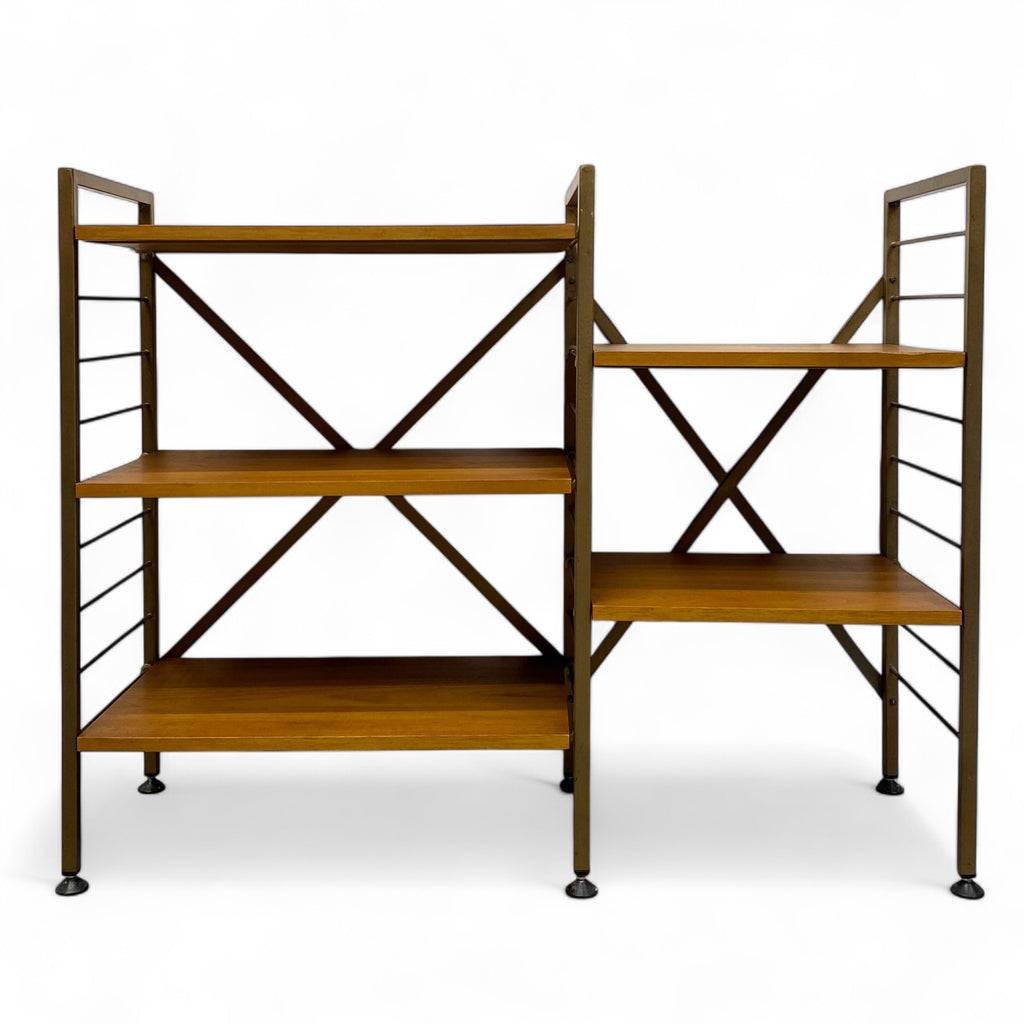 Midcentury Ladderax Low Bookshelves