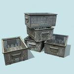 Load image into Gallery viewer, Stackable industrial Crates 
