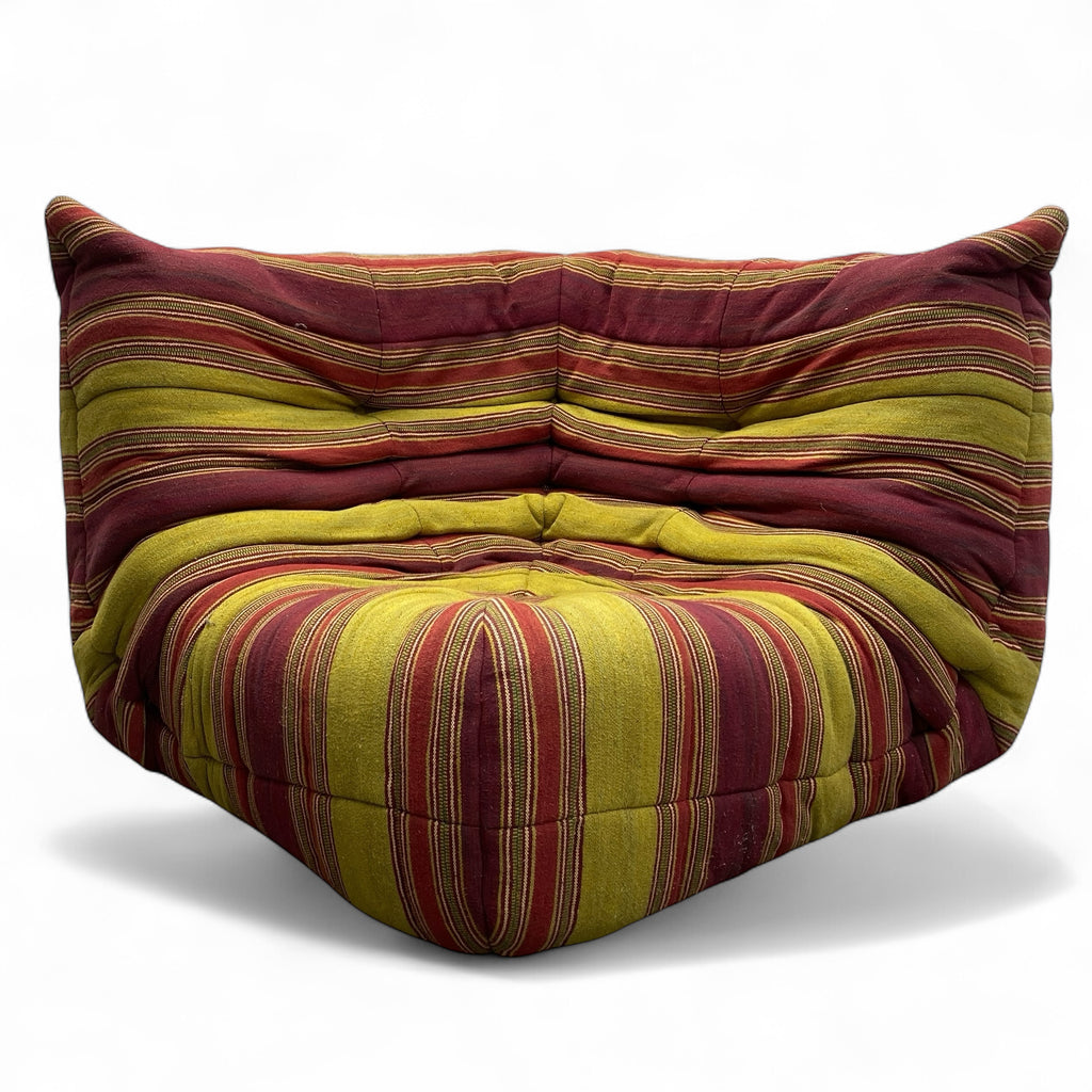stripped corner section of togo sofa 
