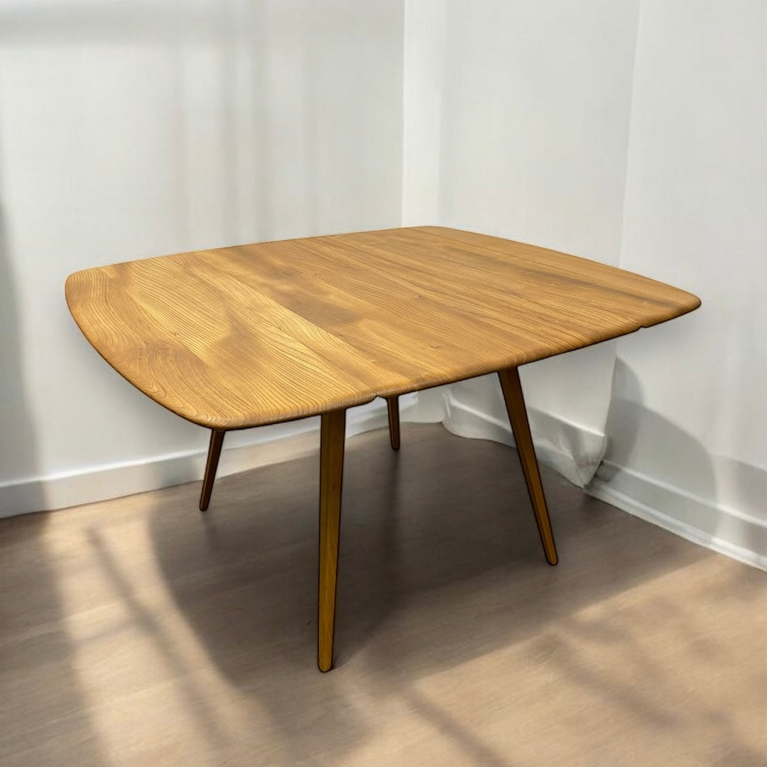 Room Set Ercol Dining Table Square Drop Leaf