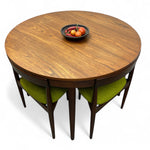 Load image into Gallery viewer, Danish Teak Hans Olsen Extending Dining Table &amp; Chairs Frem Rojle
