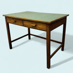 Load image into Gallery viewer, Oak Desk Green Top
