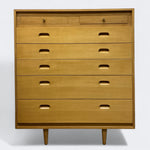 Load image into Gallery viewer, Wooden dresser with multiple drawers on a white background
