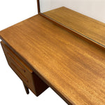Load image into Gallery viewer, Wooden dressing table  with a mirror on a white background

