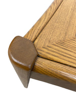 Load image into Gallery viewer, Wooden furniture leg with a matching wood finish on a white background
