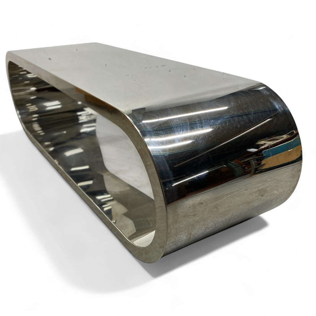 stainless steel coffee table