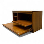 Load image into Gallery viewer, Wooden media unit on a white background
