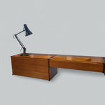 Load image into Gallery viewer, three drawers with lamp &amp; desk
