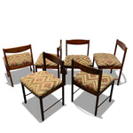 Load image into Gallery viewer, Rosewood Dining Chairs Six Fabric

