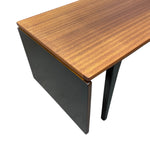Load image into Gallery viewer, coffee table teak and black melamine
