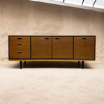 Load image into Gallery viewer, Teak sideboard in a pink room
