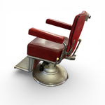 Load image into Gallery viewer, 1950S VINTAGE RED BARBERS CHAIR
