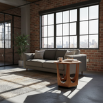 Load image into Gallery viewer, Side Table and sofa in a loft apartment
