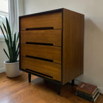 Load image into Gallery viewer, CHEST DRAWERS ON A WOODEN FLOOR WITH A PLANT &amp; BOOKS
