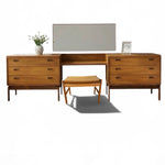 Load image into Gallery viewer, Dressing Table &amp; Stool Rosewood Swedish 1960s
