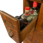Load image into Gallery viewer, 1930s Index Card Filing Cabinet Apothecary Cabinet Drinks Cabinet
