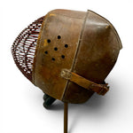 Load image into Gallery viewer, Antique Japanese Leather Kendo Mask 1920s
