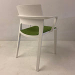 Load image into Gallery viewer, White Contemporary Chair White Green
