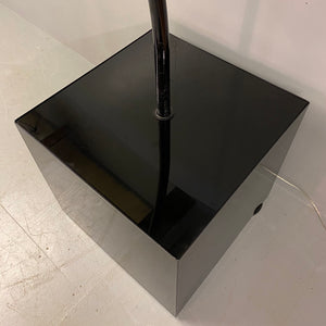 Black Cube Lamp Base