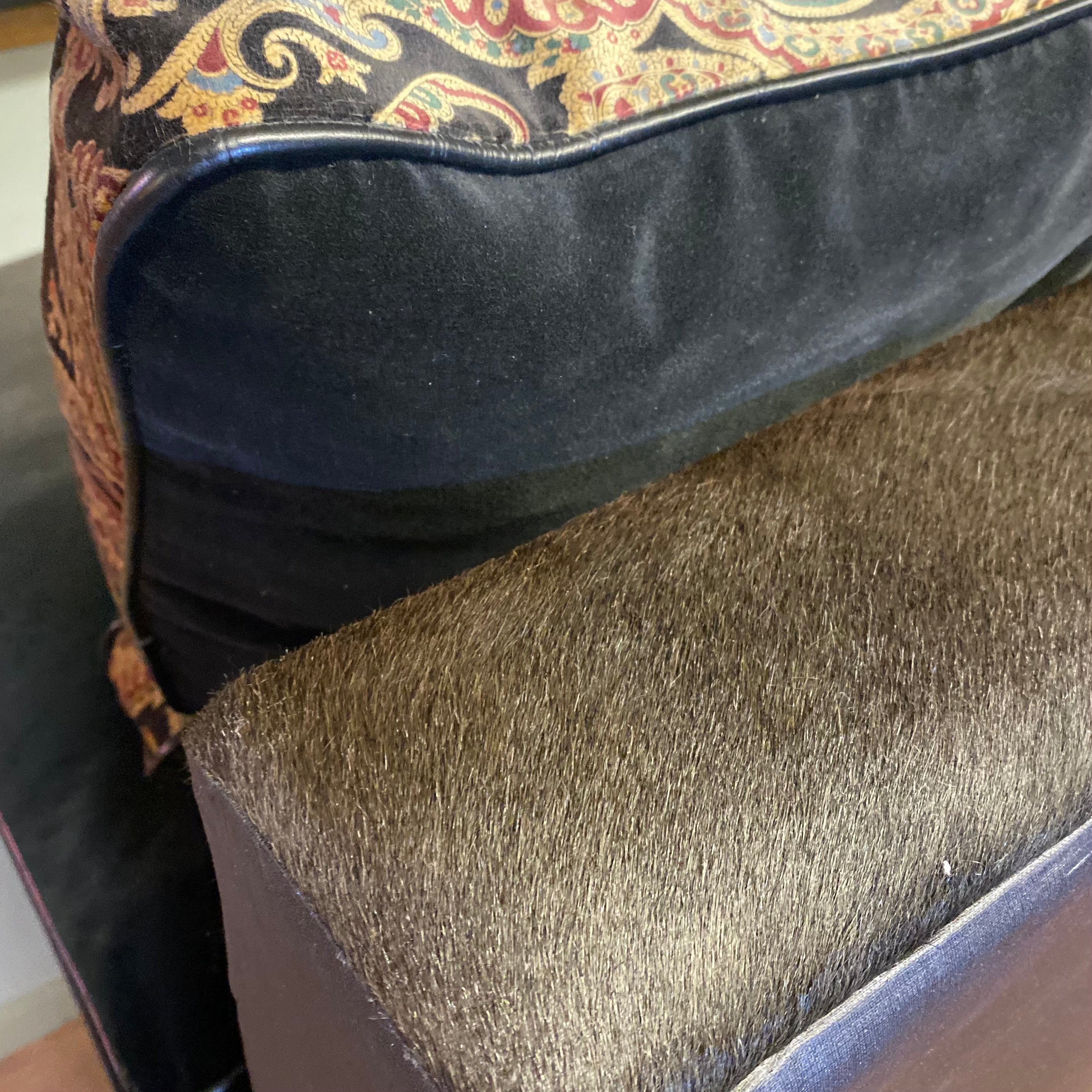 Horse Hair To Back Sofa