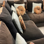 Load image into Gallery viewer, BLACK VELVET SOFA CORNER
