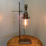 Load image into Gallery viewer, Desk Lamp Industrial Lab Stand
