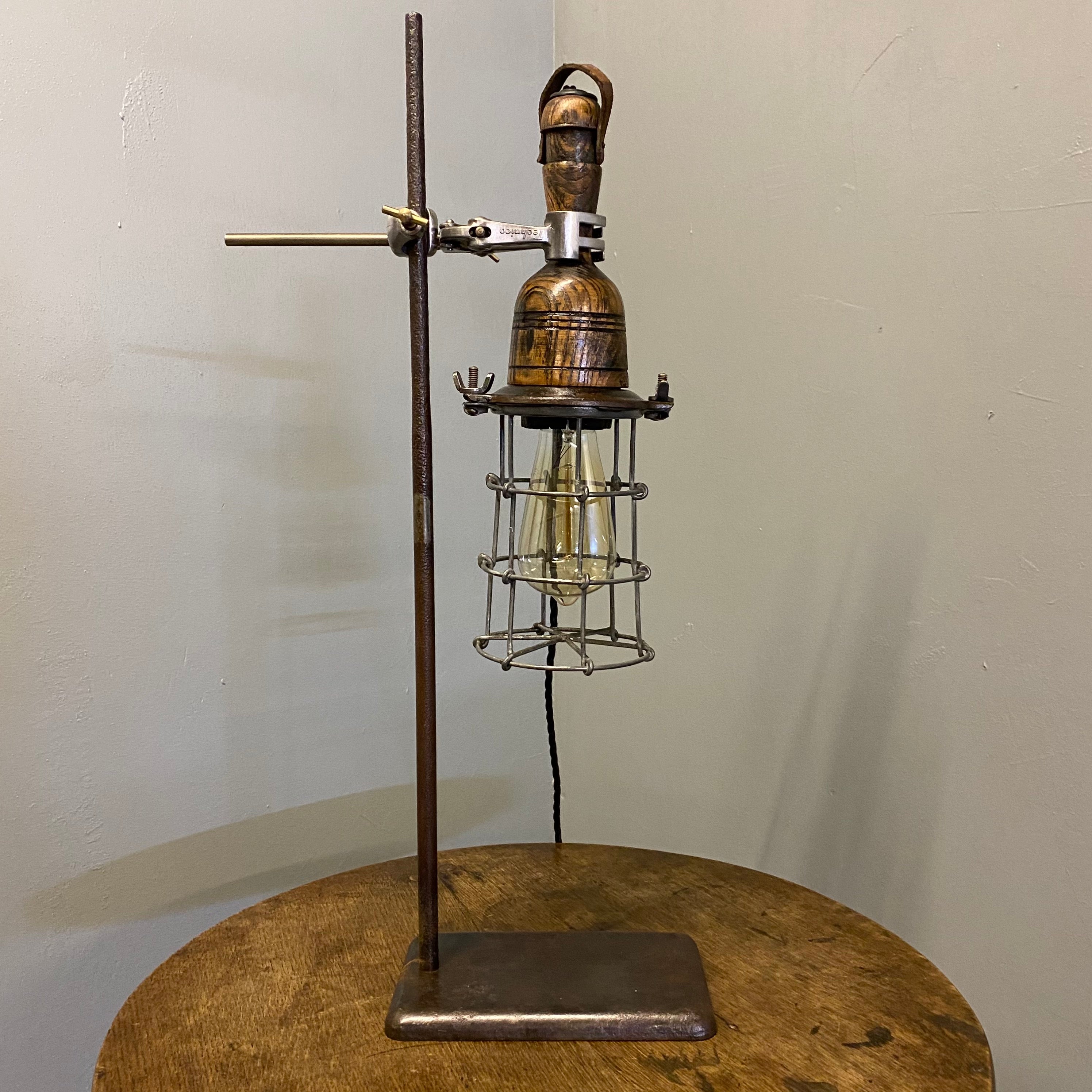 1920s car lamp repurposed