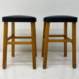 Vintage Stool Pair Of 