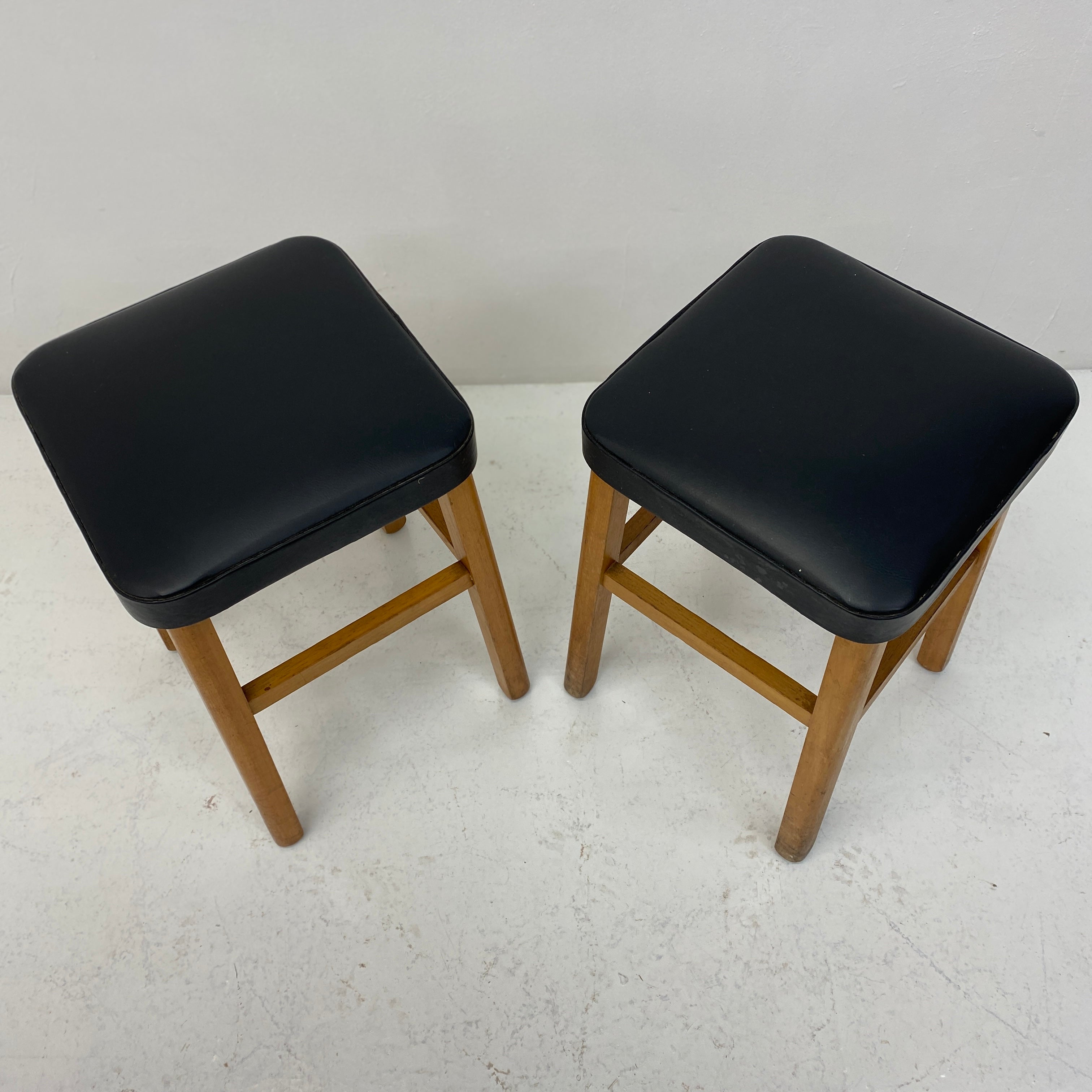 Vinyl Seat Vintage Stool
