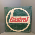 Load image into Gallery viewer, Vintage Hand painted Sign Castrol Art
