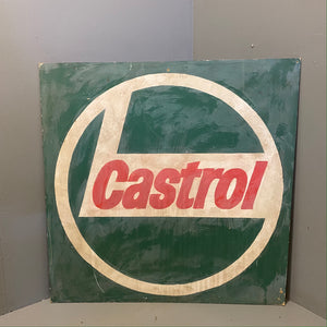 Vintage Hand painted Sign Castrol Art