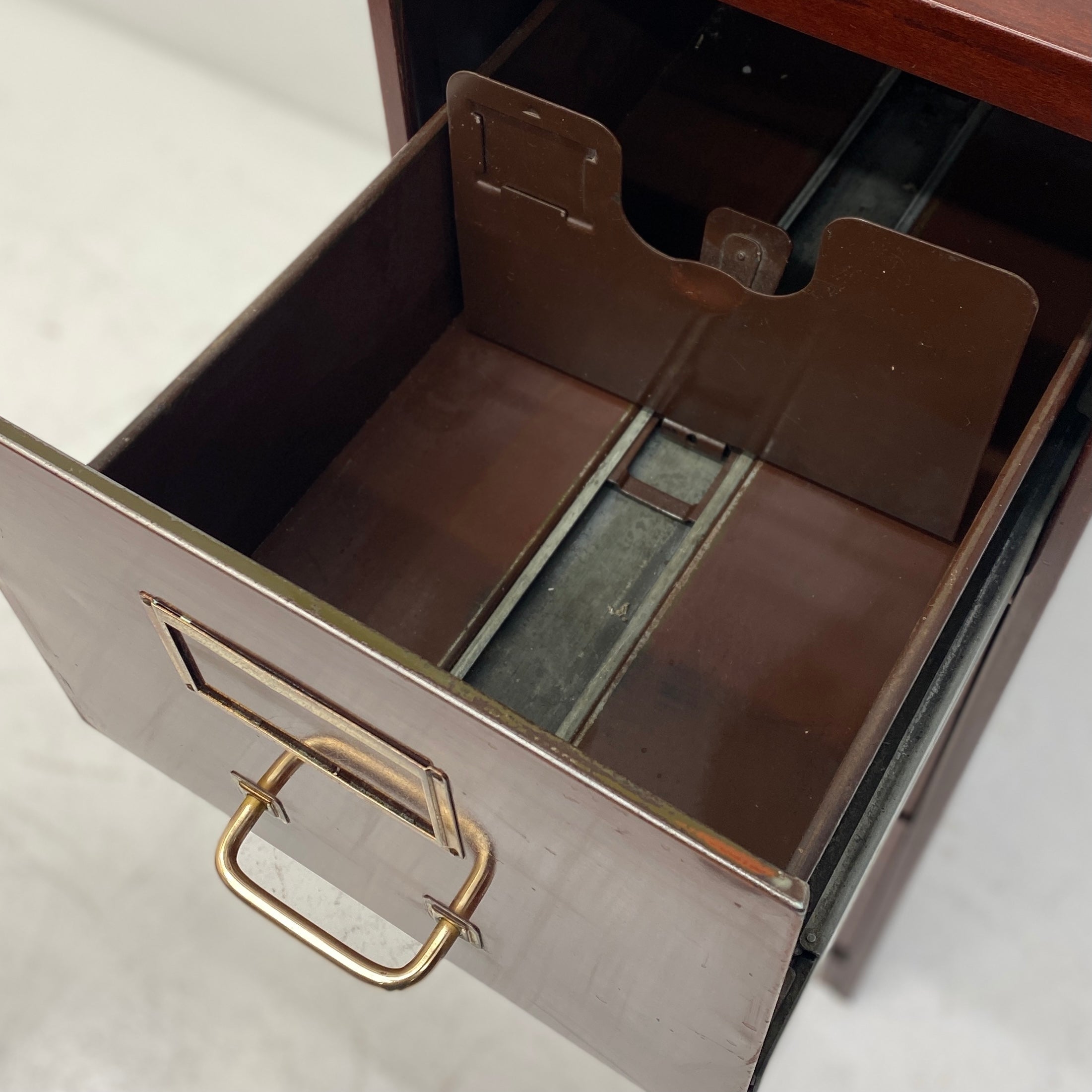 Open Drawer Roneo Filing Cabinet