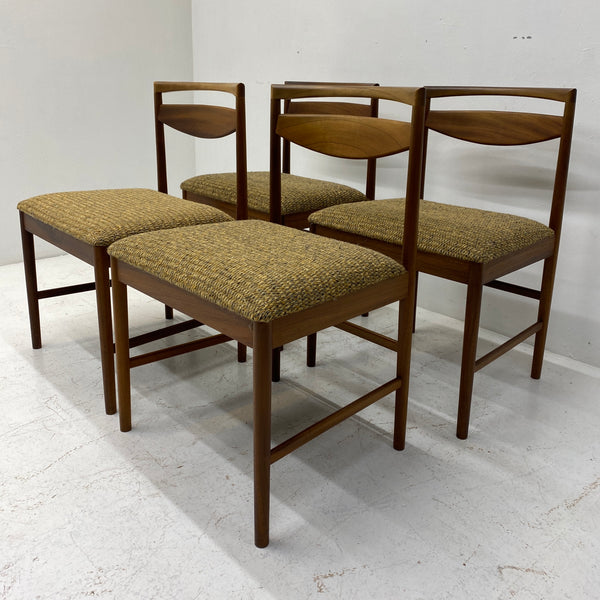 Mid century modern teak dining chairs deals