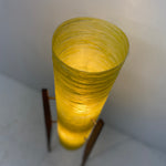 Load image into Gallery viewer, Fibreglass Yellow Rocket Lamps Midcentury Yellow
