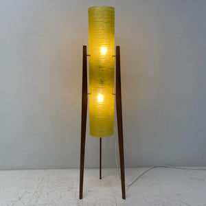 Rocket Lamps Midcentury Yellow