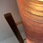 Load image into Gallery viewer, Fibreglass Rocket Lamp Midcentury Pink
