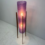 Load image into Gallery viewer, Rocket Lamp Midcentury Purple
