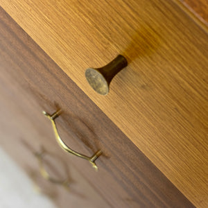 Handles Of Vintage Chest Of Drawers