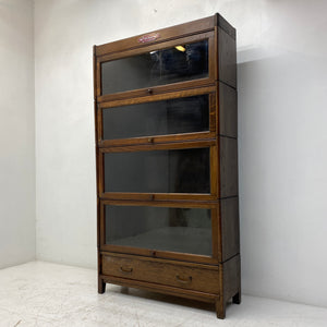 Side On Globe Wernicke Style Bookcase