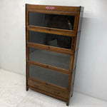 Load image into Gallery viewer, Glazed Fronts Globe Wernicke Style Bookcase
