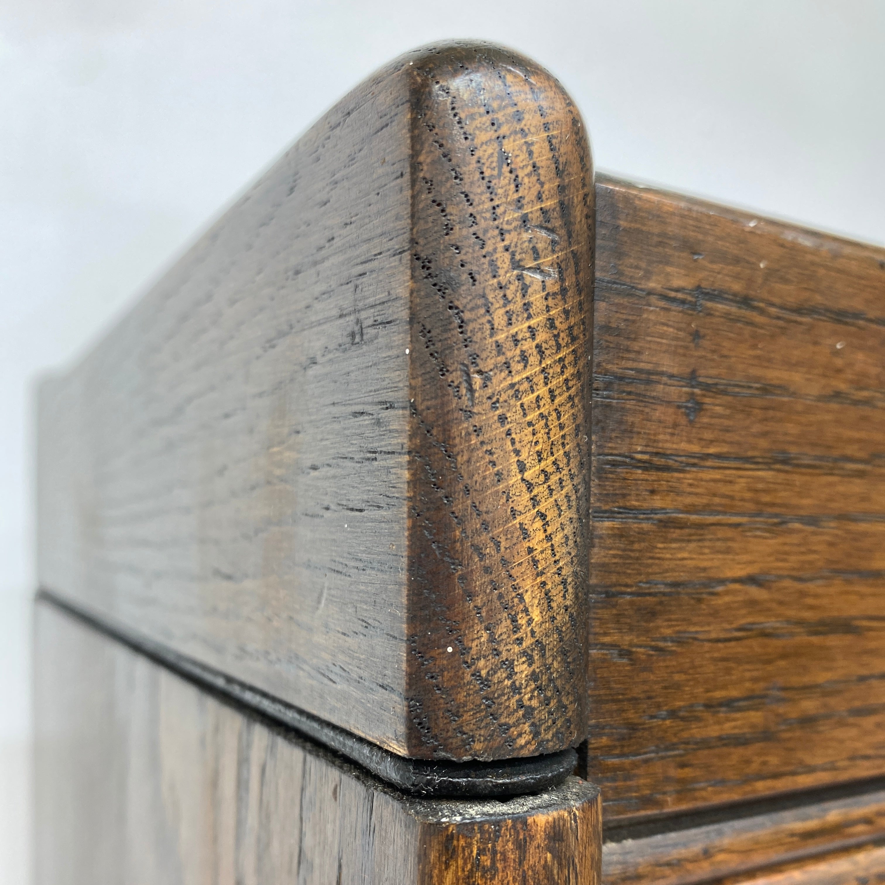 Corner Piece Oak Globe Wernicke Style Bookcase
