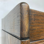 Load image into Gallery viewer, Corner Piece Oak Globe Wernicke Style Bookcase

