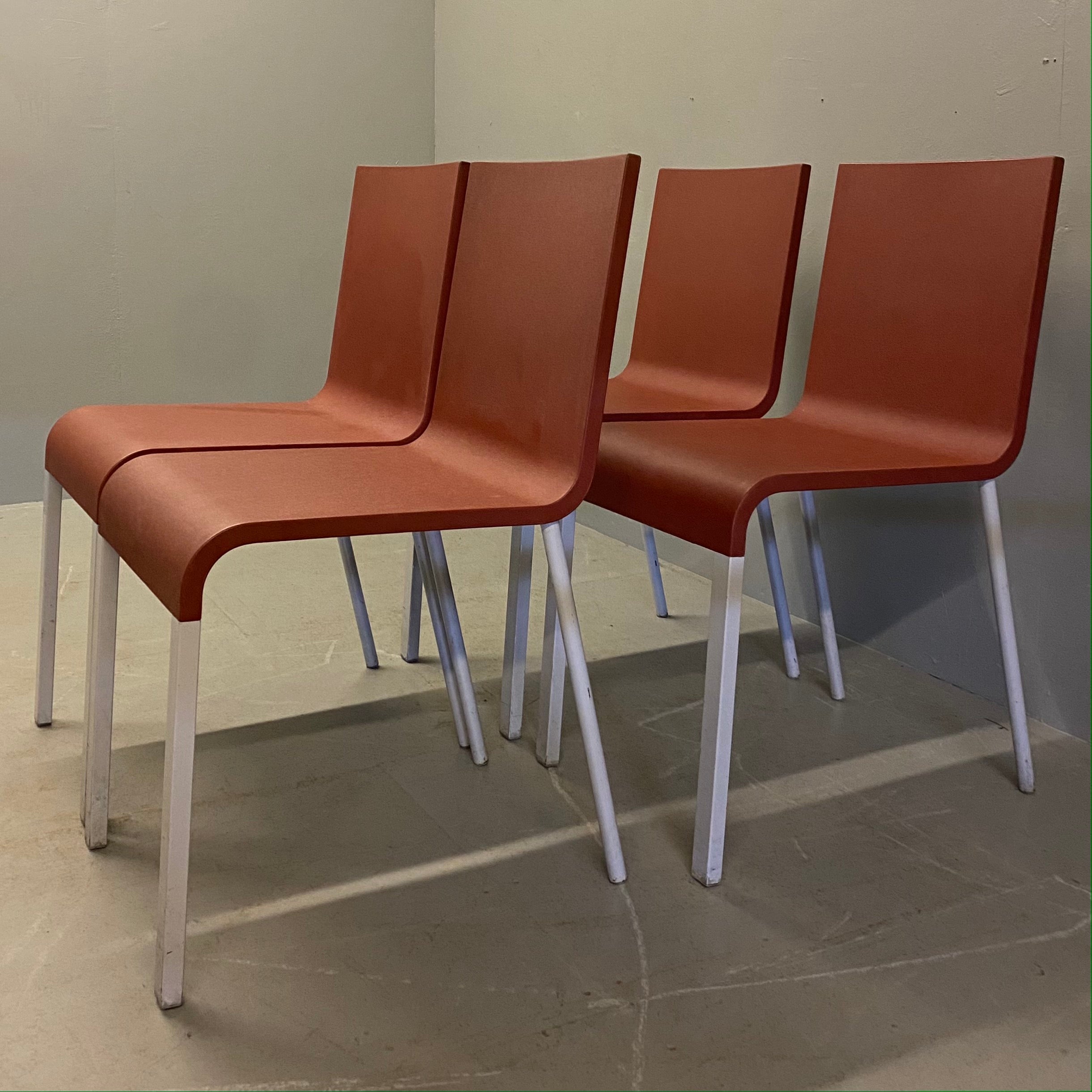 Set Four Vitra Dining Chairs