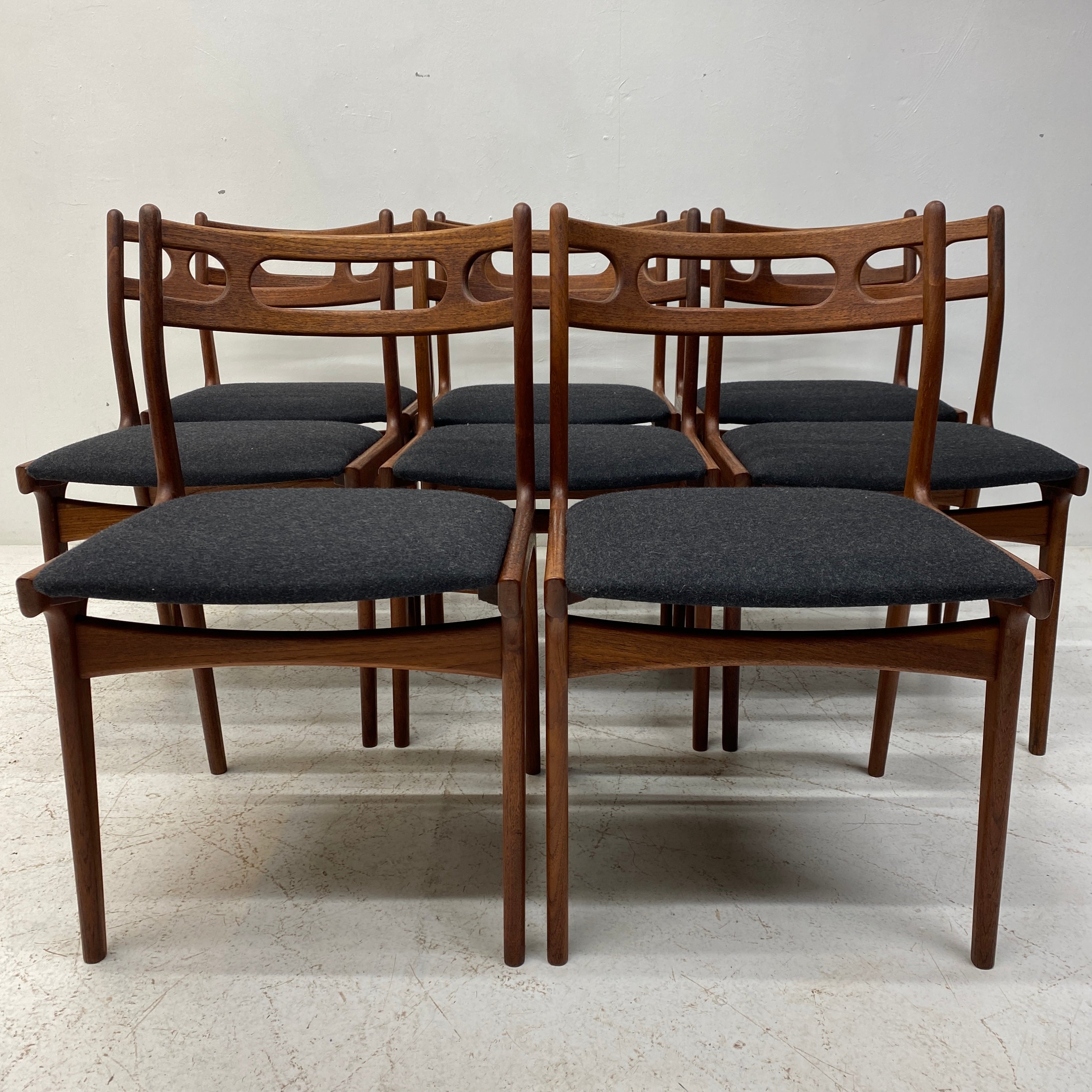 Jonannes Anderson Dining Chairs Model 138 Set Of Eight